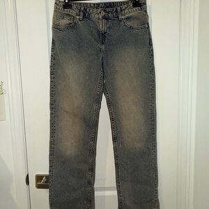 H&M Grey Straight Leg Jeans Size 6 – New / Never Worn